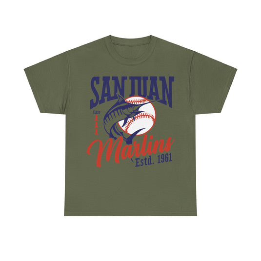 San Juan Marlins Est 1961 Basbeall Team T-shirt