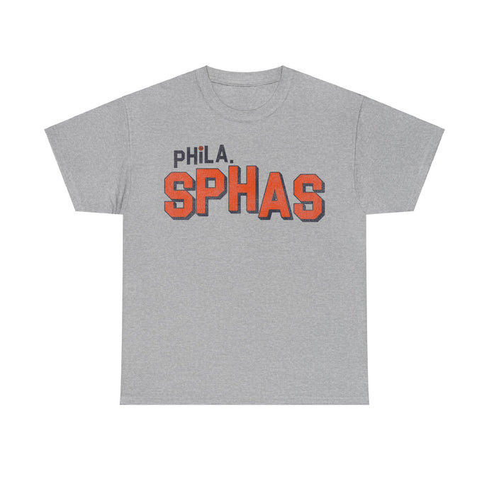 Philadelphia Sphas Basketball Team Nostalgic Retro T-shirt