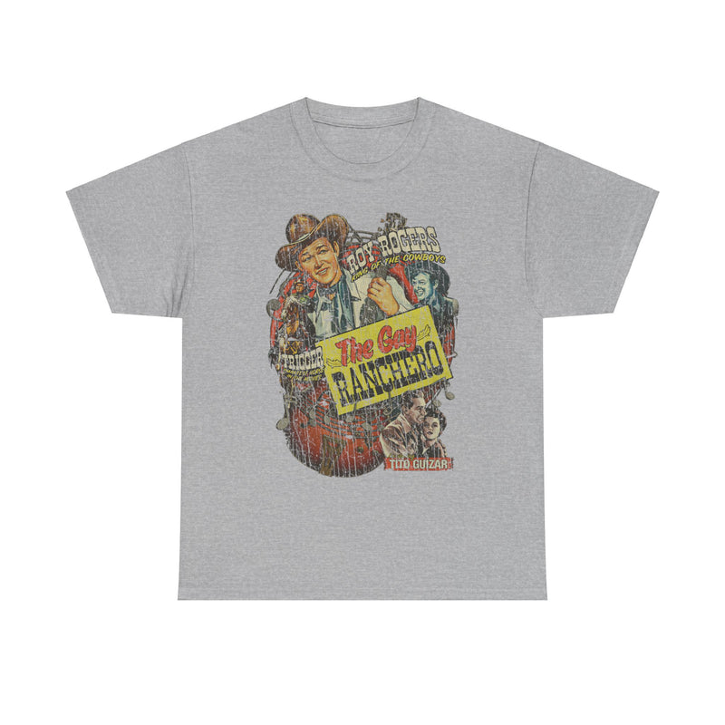 Load image into Gallery viewer, The Gay Ranchero 1948 King of the Cowboys Western Action Movie T-shirt

