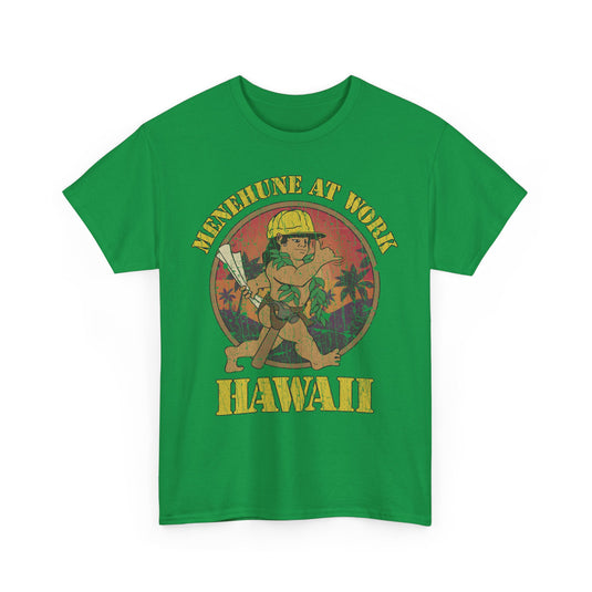 Menehune at Work Hawaii Nostalgic T-shirt