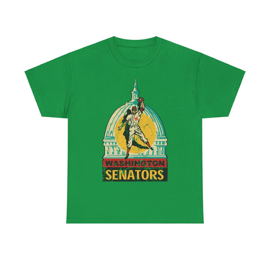 Washington DC Senators Capital Logo Baseball T-shirt