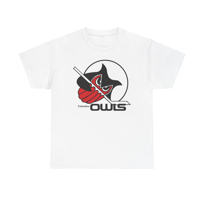 Columbus Owls Ohio International Hockey League '73-'77 T-shirt