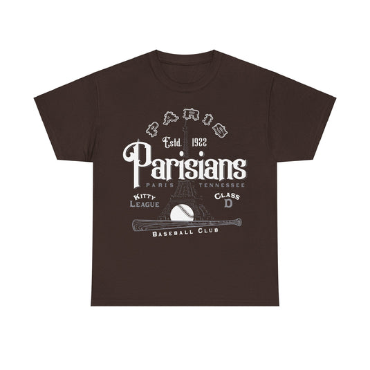 Paris Parisians Est 1922 Tennessee Baseball T-shirt