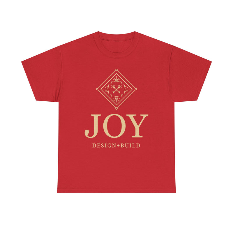 Load image into Gallery viewer, Joy Design + Build T-Shirt - Construction Industry Bankrupt Logo Tee
