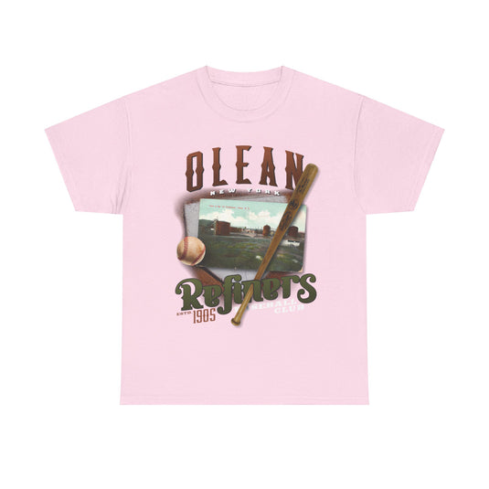 Olean Refiners Est 1905 New York Baseball T-shirt