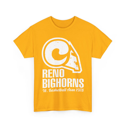 Reno Bighorns Nevada Basketball 1978-1979 T-shirt