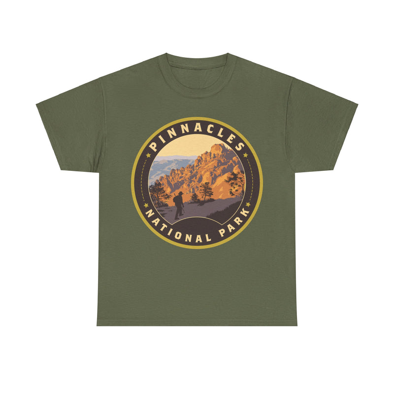 Load image into Gallery viewer, Pinnacles National Park California Round Logo T-shirt
