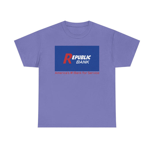 Republic Bank America's #1 Bank For Service T-Shirt Financial Logo