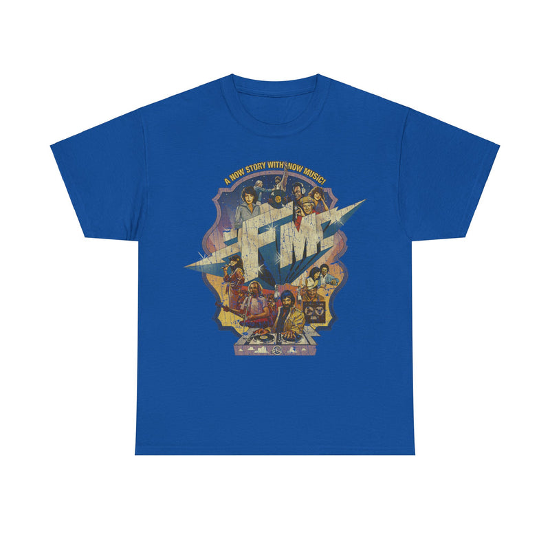 Load image into Gallery viewer, FM A Now Story With Now Music 1978 Radio Movie T-shirt
