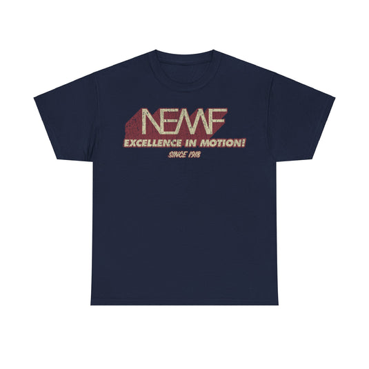 NEMF New England Motor Freight 1918 Trucking Distressed Print T-shirt