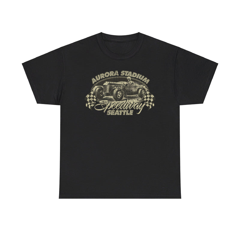 Load image into Gallery viewer, Aurora Stadium Speedway 1941 Seattle Washington Car T-shirt
