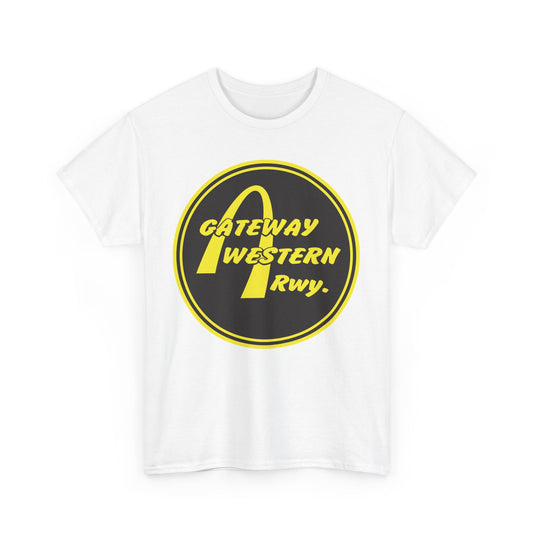 Gateway Western Railway Vintage Railroad Train Logo T-Shirt