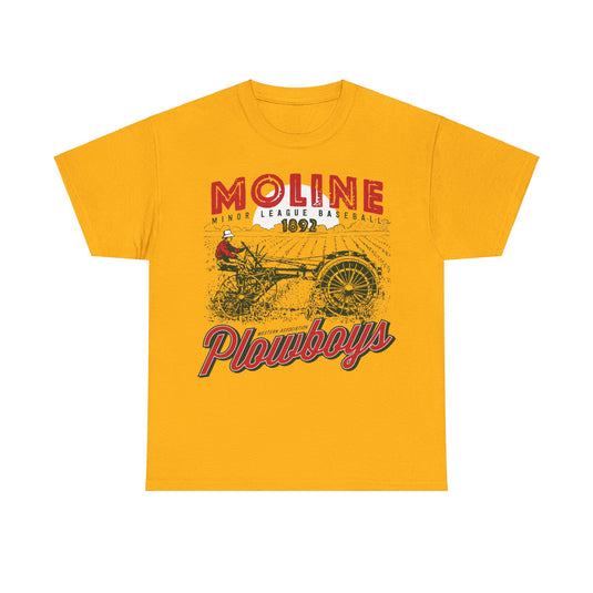 Moline Plowboys Est 1892 Illinois Baseball T-shirt