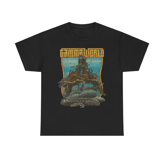 Gamma World 1978 Science Fantasy Role Playing Video Game T-shirt