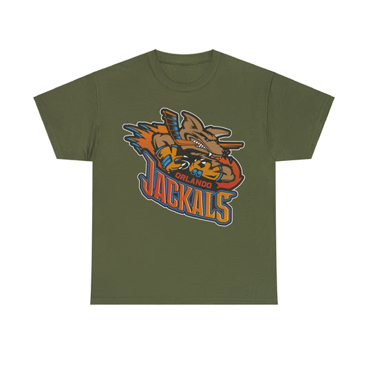 Orlando Jackals Logo Nostalgic Defunct Retro Hockey T-shirt