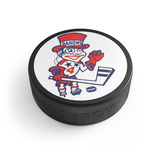 Cleveland Barons Ohio Mascot Hockey Puck