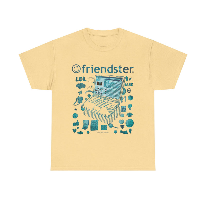 Load image into Gallery viewer, Friendster Early Social Networking Website Nostalgic Internet T-Shirt
