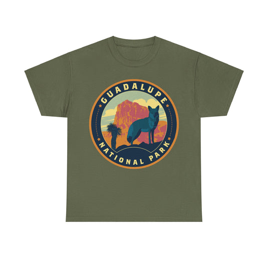 Guadalupe Mountains National Park Texas Round Logo T-shirt