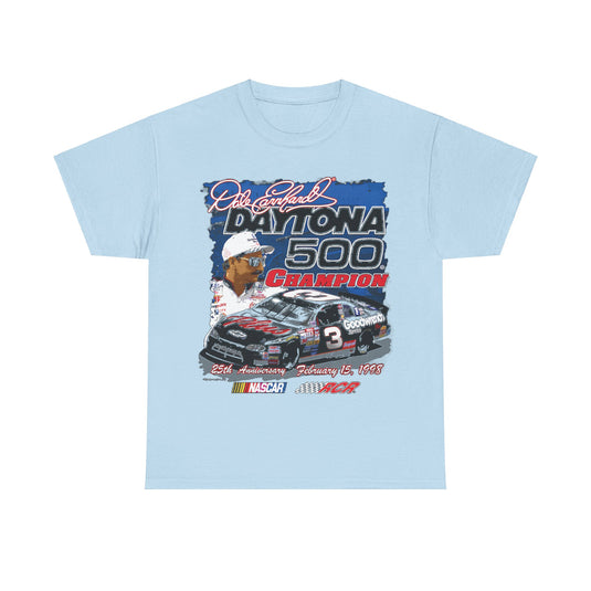 Dale Earnhardt Daytona 500 25th Anniversary Racing T-shirt