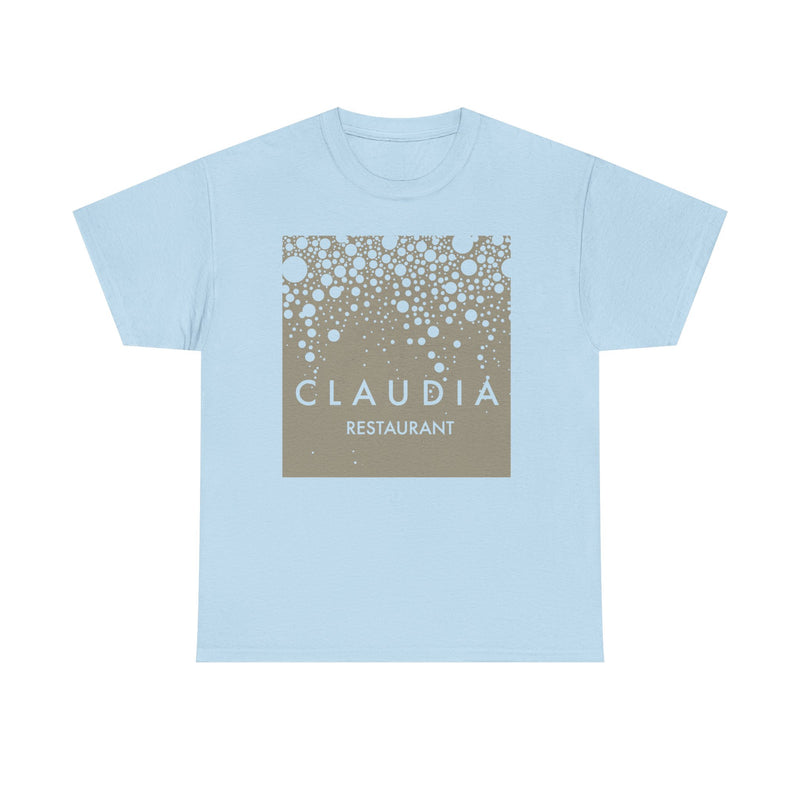 Load image into Gallery viewer, Claudia Restaurant T-Shirt - Fine Dining Industry Defunct Logo Tee

