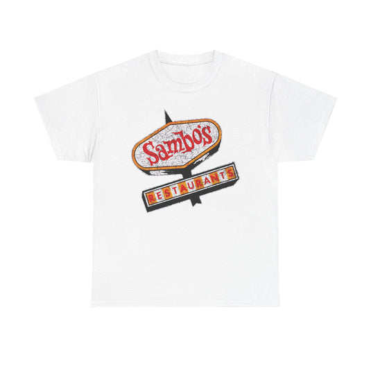 Sambos Restaurant California Sign Logo T-shirt