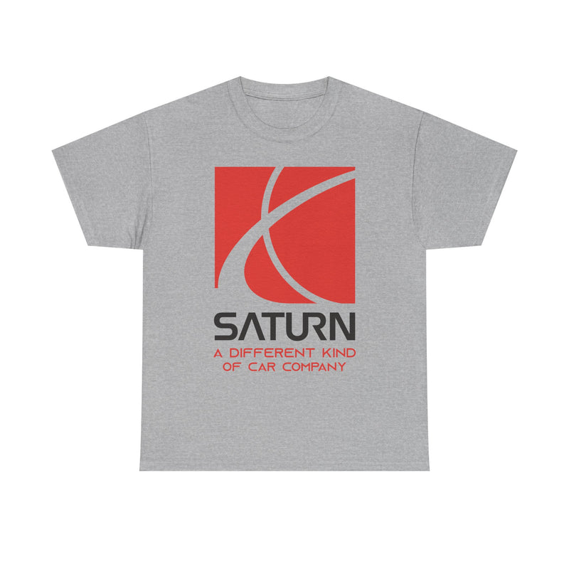 Load image into Gallery viewer, Saturn A Different Kind of Car Company Red S Logo T-shirt
