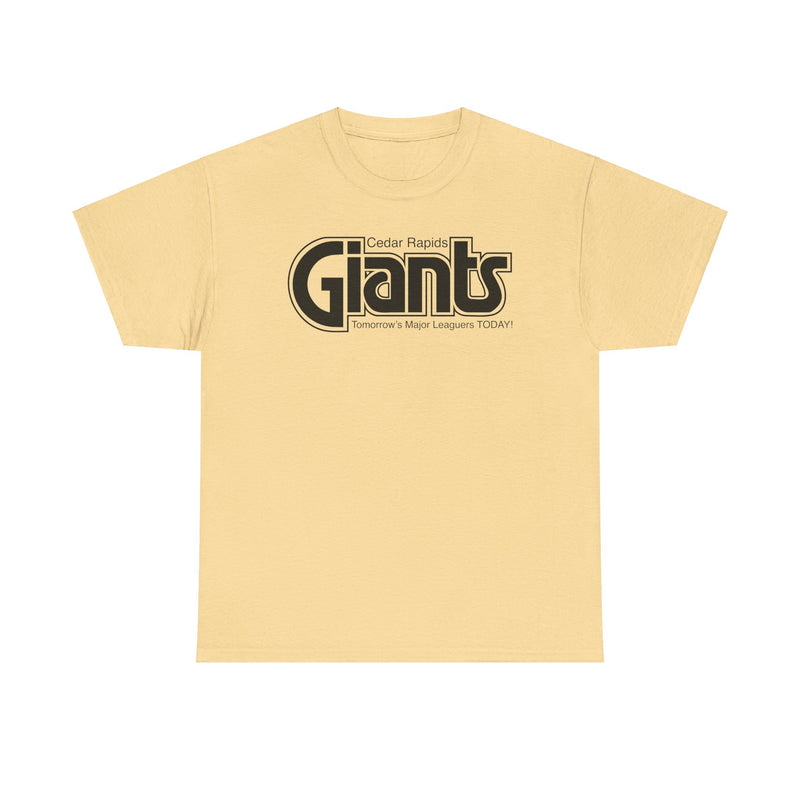 Load image into Gallery viewer, Cedar Rapids Iowa Giants Midwest League Baseball &#39;75-79 T-shirt
