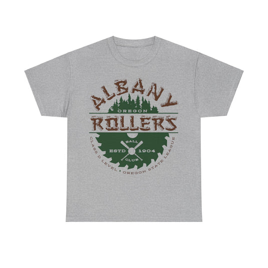 Albany Rollers Est 1904 Oregon Baseball T-shirt