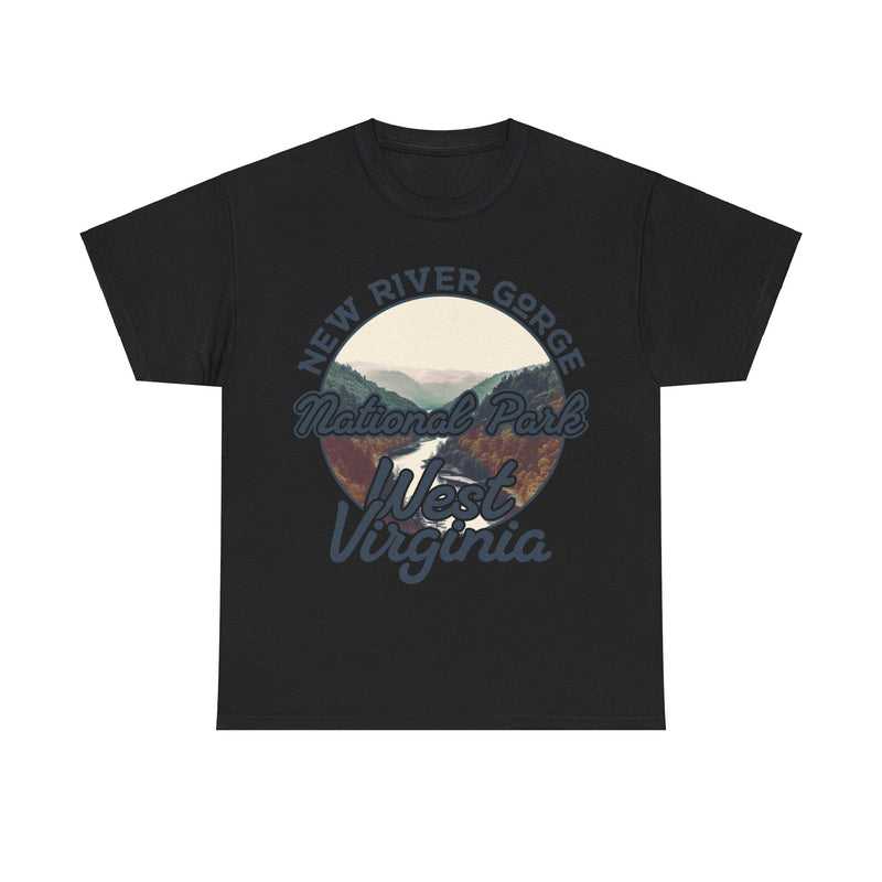 Load image into Gallery viewer, New River Gorge National Park West Virginia Poster Print T-shirt
