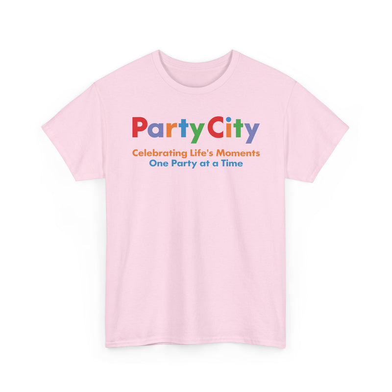 Load image into Gallery viewer, Party City Defunct Party Supply Store T-Shirt Celebrating Life&#39;s Moments Tee
