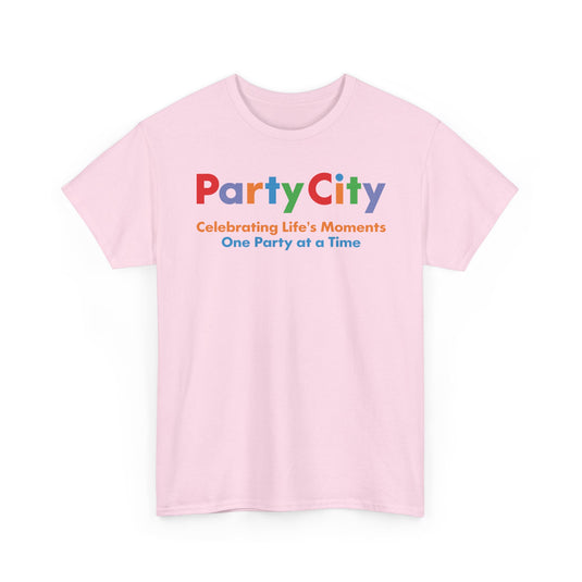 Party City Defunct Party Supply Store T-Shirt Celebrating Life's Moments Tee