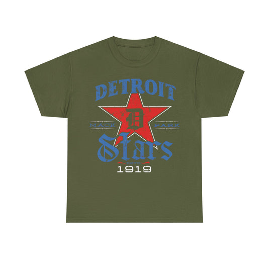 Detroit Stars Mack Park Baseball Team Nostalgic T-shirt