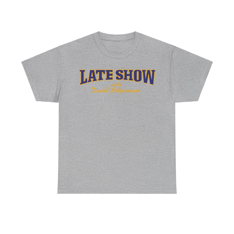 Load image into Gallery viewer, Late Show David Letterman TV Show Nostalgic T-shirt
