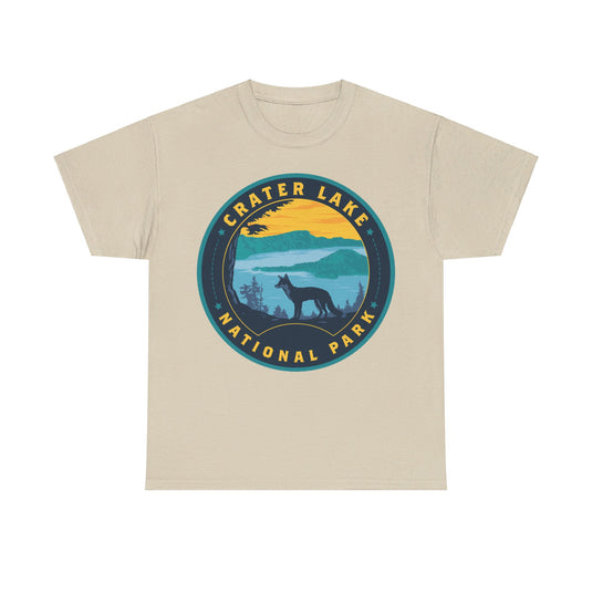 Crater Lake National Park Oregon Round Logo T-shirt