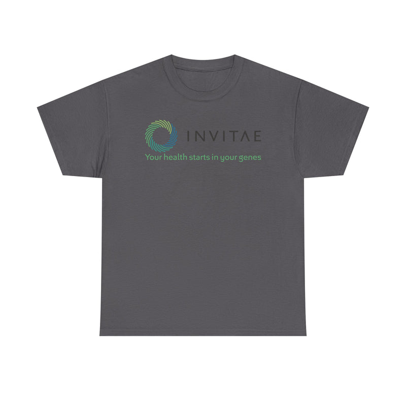 Load image into Gallery viewer, INVITAE Defunct Genetic Testing Health DNA T-Shirt Your Health Starts In Genes Tee
