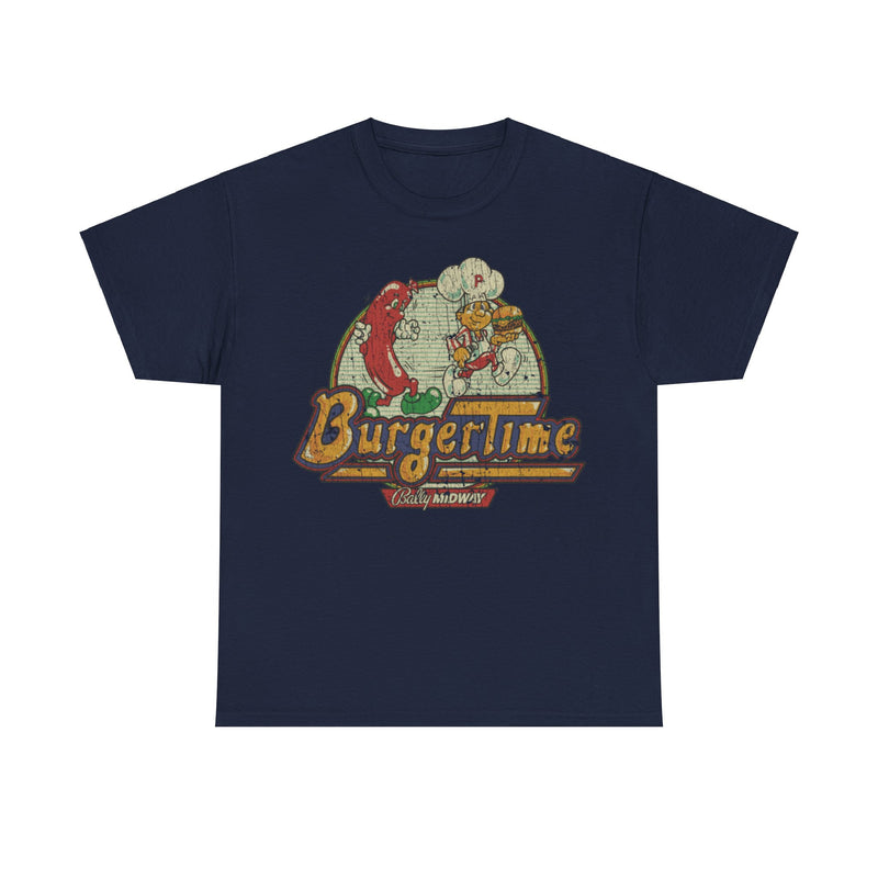 Load image into Gallery viewer, BurgerTime 1982 Video Game Distressed Print T-shirt
