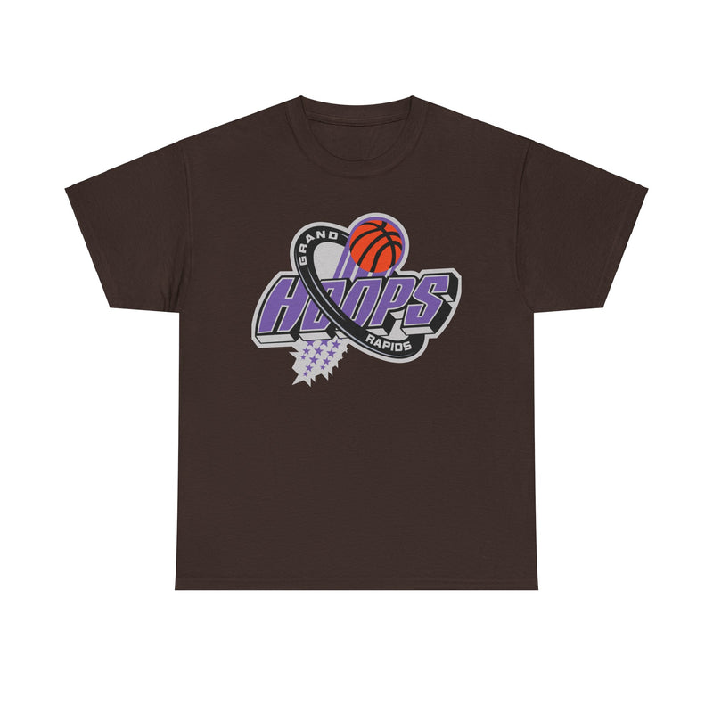 Load image into Gallery viewer, Grand Rapids Hoops Michigan CBA Basketball 1989-2003 T-shirt
