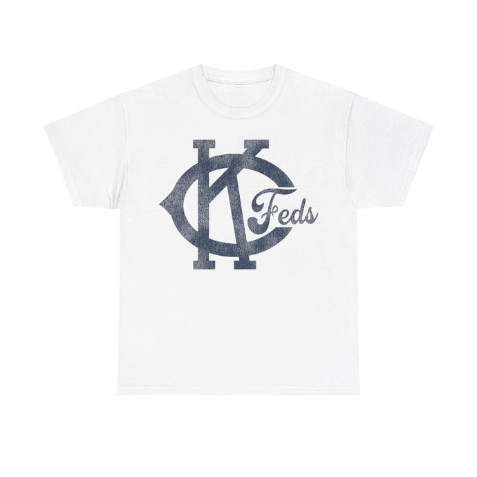 Kansas City Feds Nostalgic Retro Baseball Team T-shirt