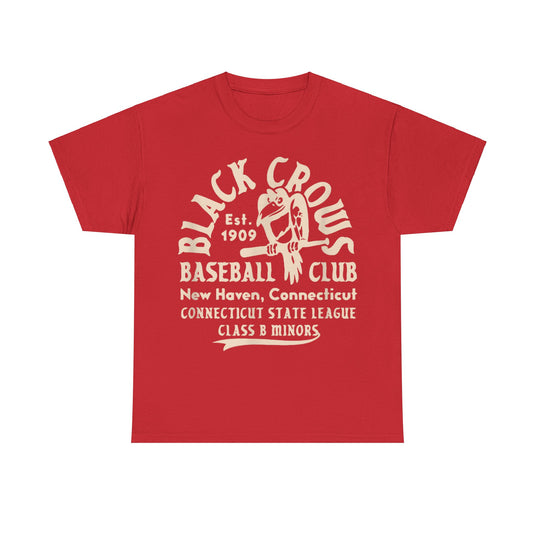 Black Crowes Connecticut New Haven Nostalgic Retro Baseball Team T-shirt