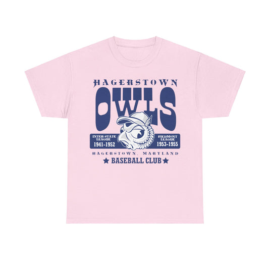 Hagerstown Owls Maryland Baseball T-shirt