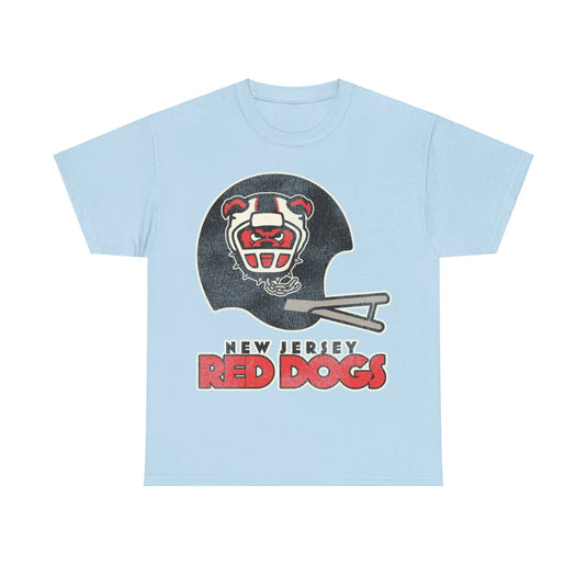 New Jersey Red Dogs Retro Nostalgic Football T-shirt