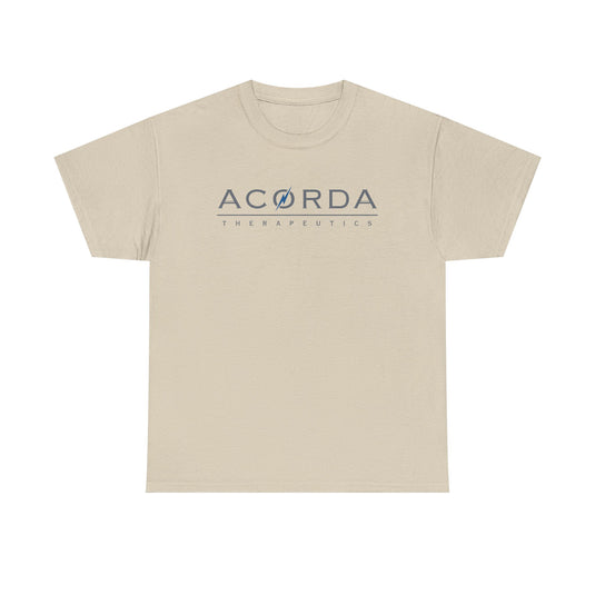 Acorda Therapeutics T-Shirt Defunct Pharmaceutical Company Logo Medical Tee