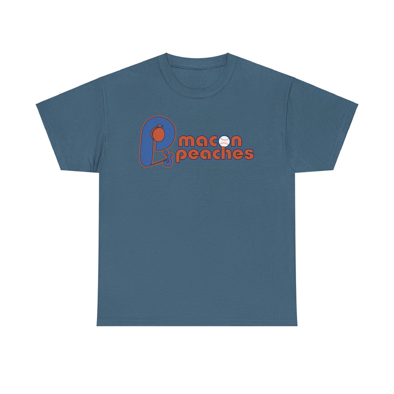 Load image into Gallery viewer, Macon Peaches Georgia South Atlantic League Baseball 1980-1982 T-shirt
