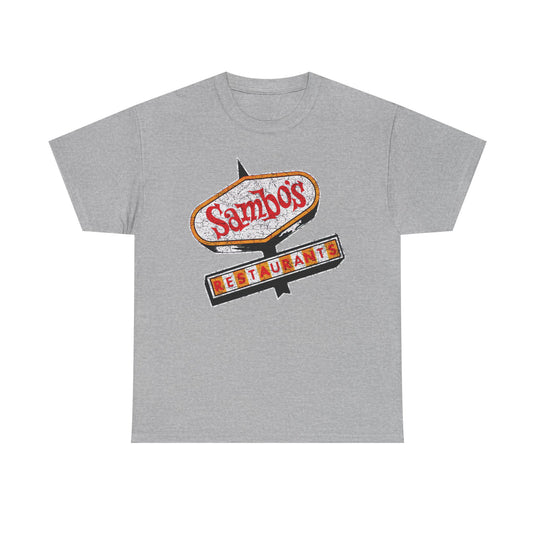 Sambos Restaurant California Sign Logo T-shirt