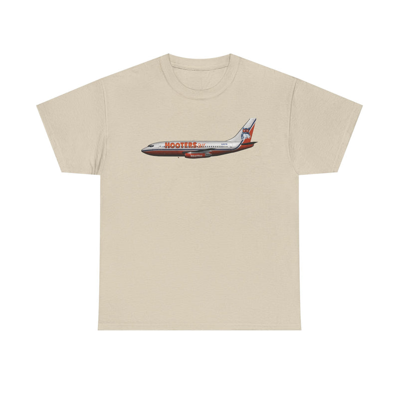 Load image into Gallery viewer, Hooters Air Orange Owl Novelty Airline Retro Aviation Memorabilia T-shirt
