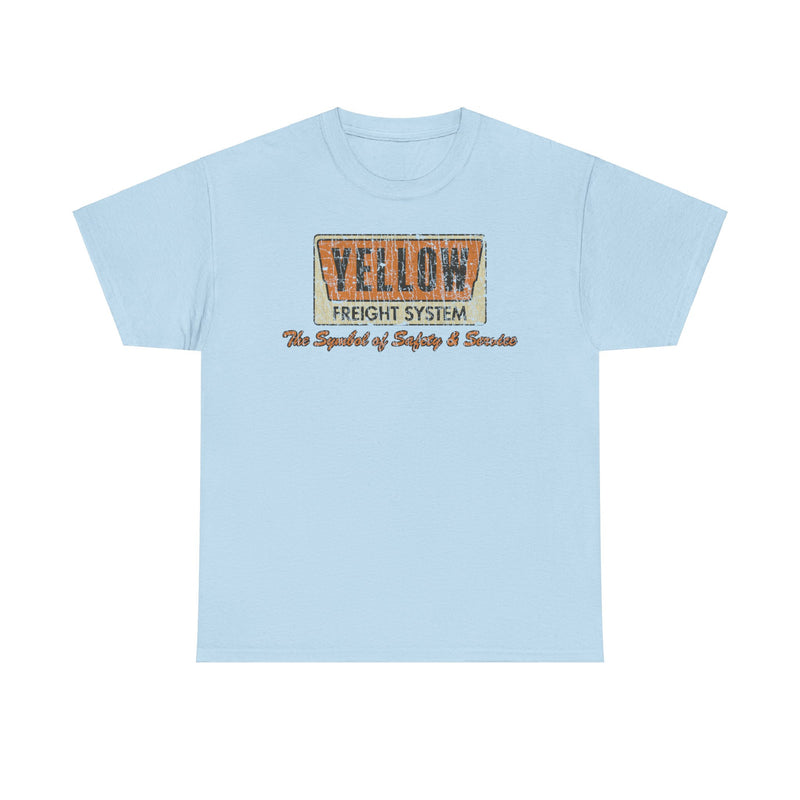 Load image into Gallery viewer, Yellow Freight Symbol of Safety 1968 Kansas Trucking Traffic T-shirt
