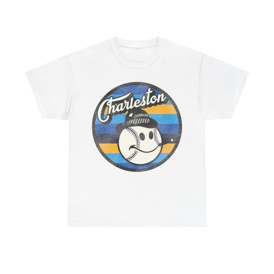 Charleston Charlies Logo Nostalgic Retro Baseball Team T-shirt