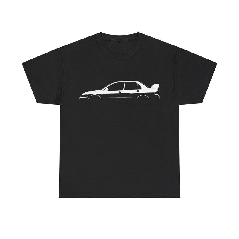 Load image into Gallery viewer, Mitsubishi Lancer Evolution IX MR GSR Silhouette Car T-shirt
