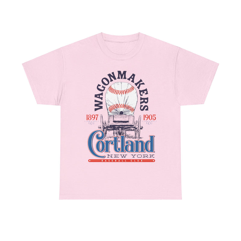 Load image into Gallery viewer, Cortland Wagonmakers Est 1897 New York Baseball T-shirt
