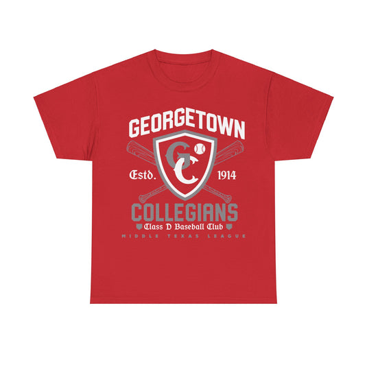 Georgetown Collegians Est 1914 Texas Baseball T-shirt